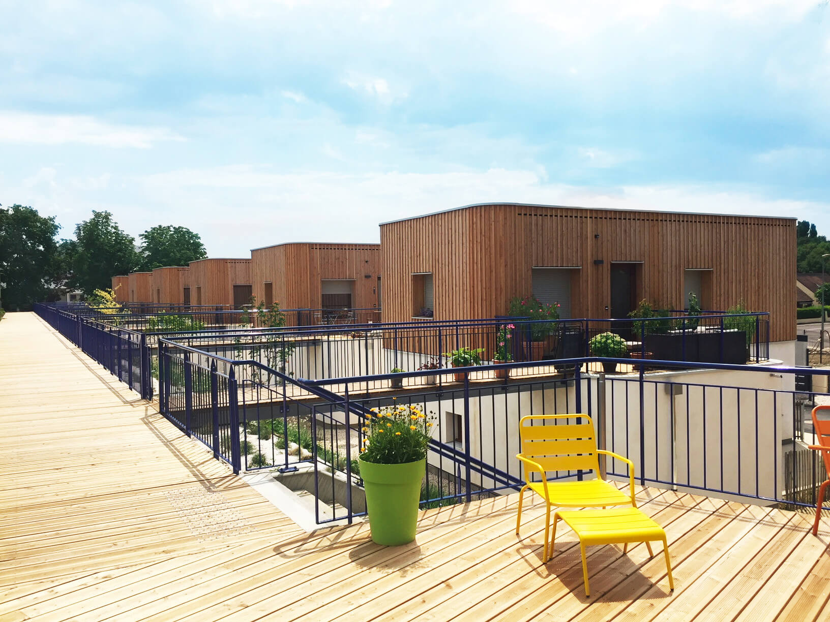 à la création d'un village séniors Gerontim