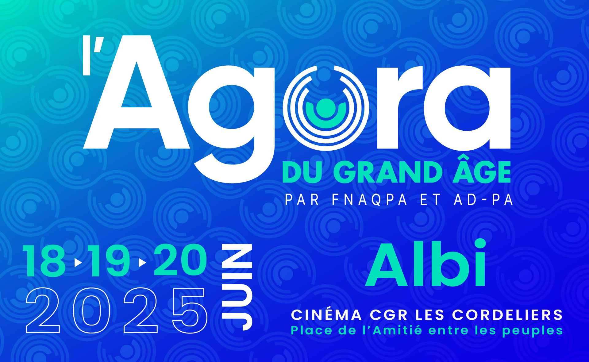 Bannière Agora du Grand Âge 2025