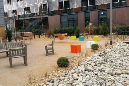 Parcours de santé extérieur au sein de l’EHPAD Les Girondines