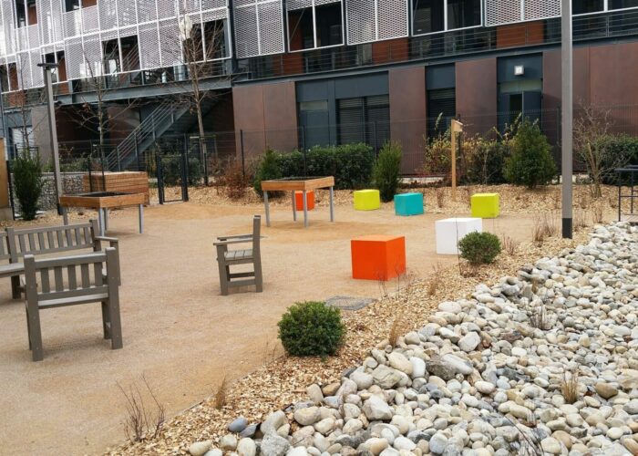 Parcours de santé extérieur au sein de l’EHPAD Les Girondines