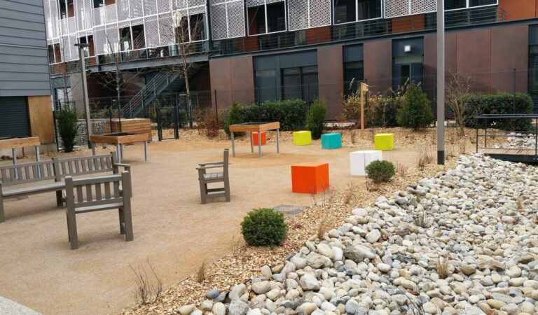 Parcours de santé extérieur au sein de l’EHPAD Les Girondines