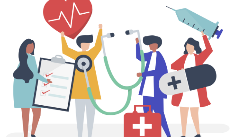 Equipe médicale pluridisciplinaire qui effectue les bilans gérontologiques en EHPAD