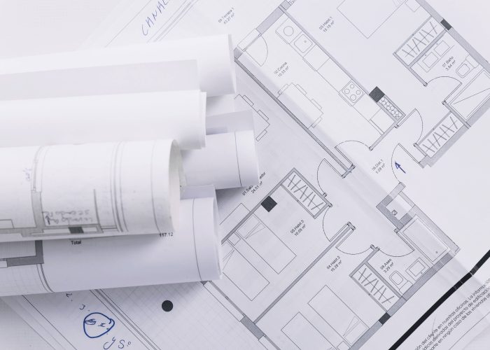 Plans d’étude de faisabilité de projets architecturaux