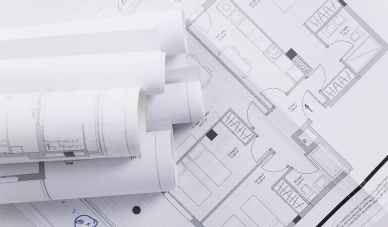Plans d’étude de faisabilité de projets architecturaux