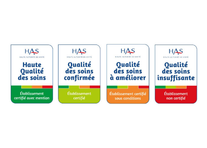 resultat-evaluation-qualite-qualiscope Niveaux de certification des résultats d'évaluation de la qualité HAS